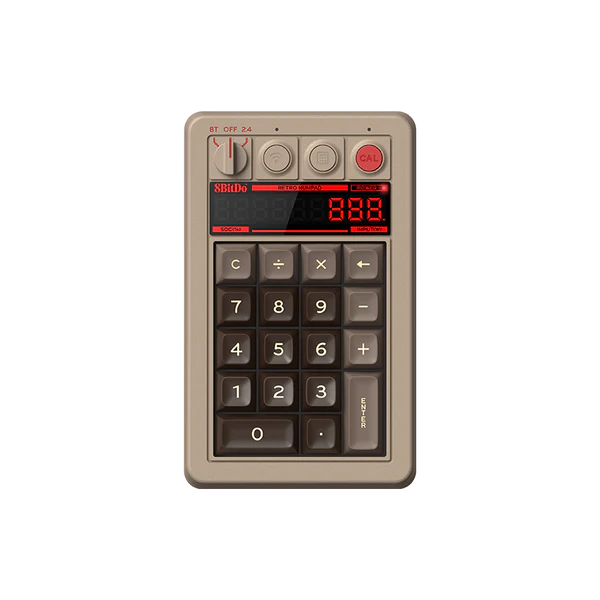 8bitDo Retro Numpad - Teclado Numerico Mecanico - Calculadora