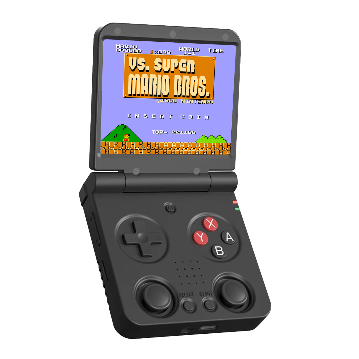 Miyoo Flip V2 - Consola Portátil - +40.000 Juegos + Estuche de Transporte