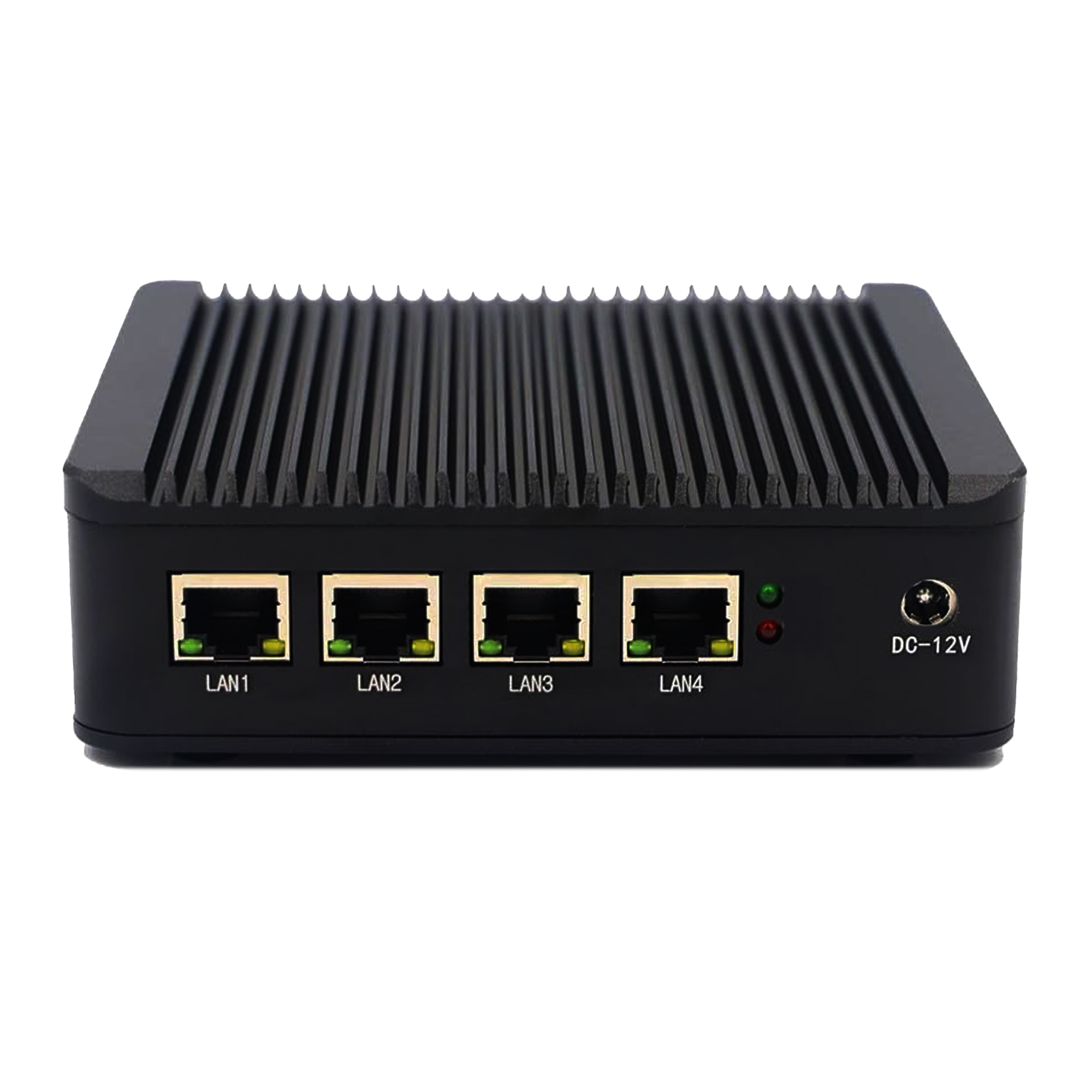 Mini PC Industrial Pfsense Fanless Firewall N100 Quad Core Multilan SPF Quad LAN