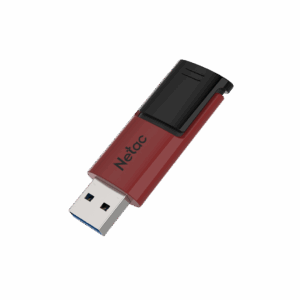 Pendrive Netac U182 USB 3.0 128 GB Retractil Negro Rojo