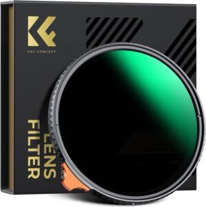 K&F Concept - Filtro de Lente Nano X ND2-400 95mm - Ajustable