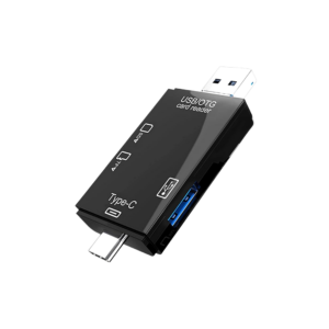 Lector de Tarjetas de Memoria SD/MicroSD 6 en 1 Hub USB/USBC